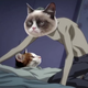 Illustration for article titled Cat Heads Make Gay Anime Love Scene Hilarious